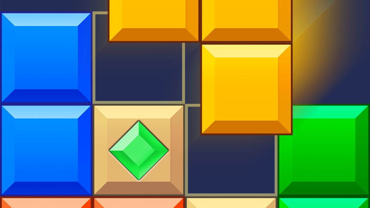 Blocos coloridos de Blocky Blast Puzzle no Poki