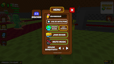 Menu Steal a Brainrot yang menampilkan opsi Discord, login Poki, Buat Ruangan, Gabung Ruangan, musik, dan sensitivitas mouse.