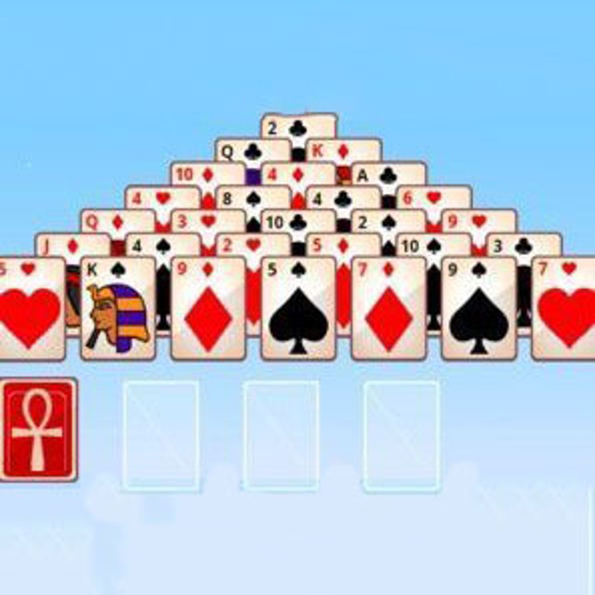 TINGLY PYRAMID SOLITAIRE - free online game