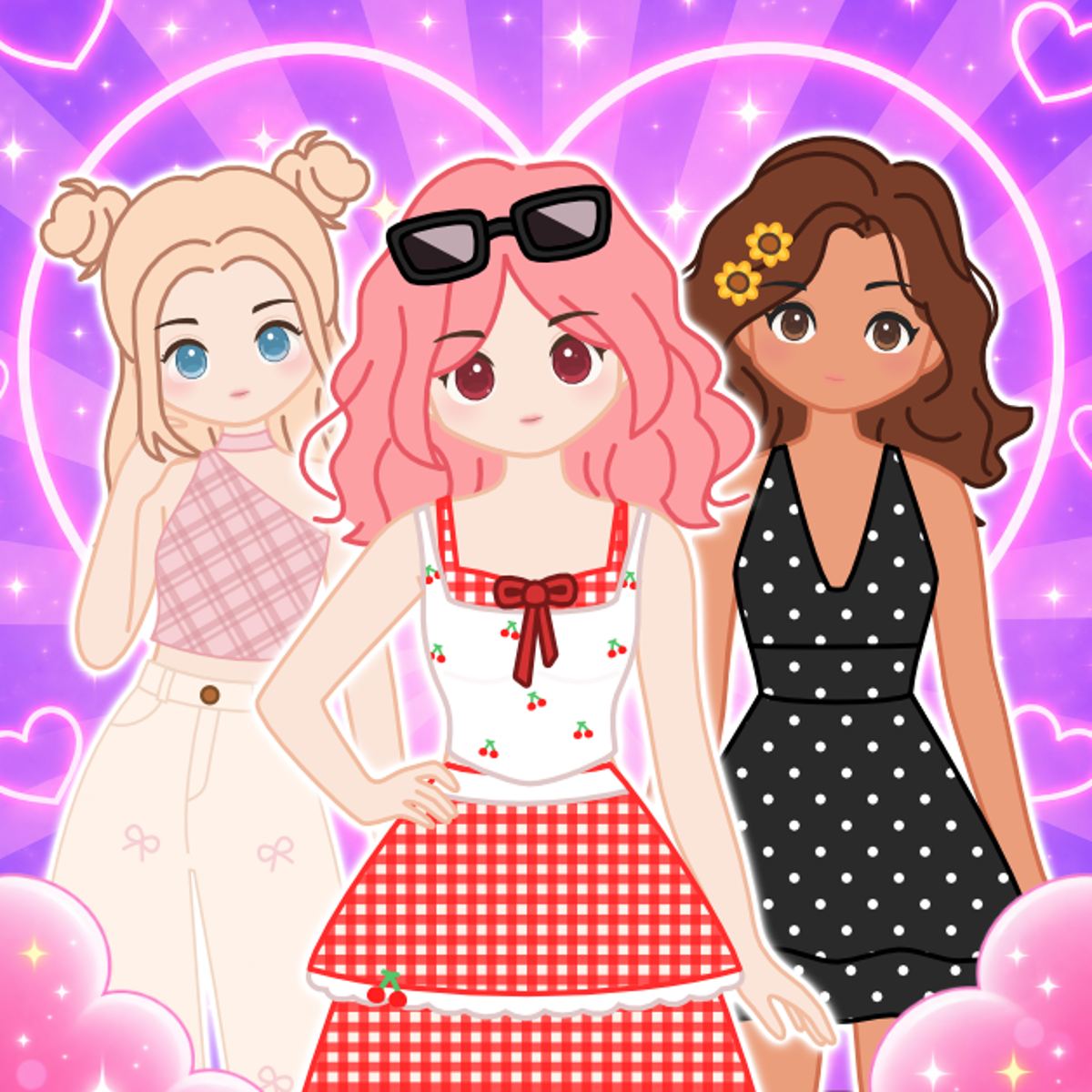dress up games poki Jane's Fashion Studio - Play Online for Free! Anime girl Scarlette Brown Maxi Dress SCHL006894 Background Fabric Color:AF OCP