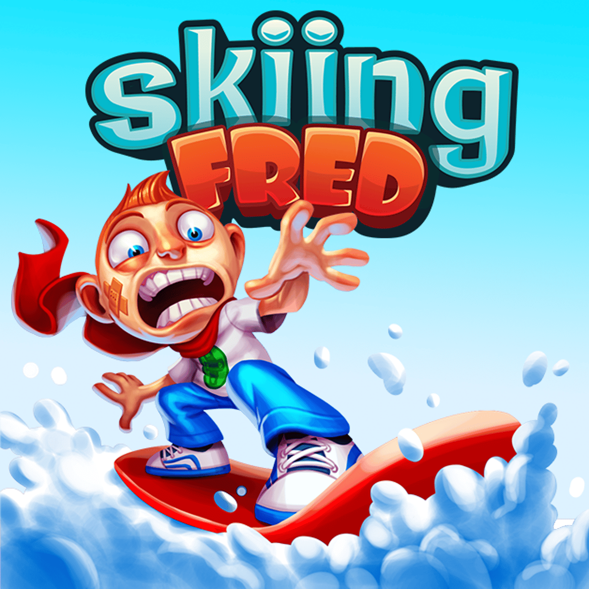 SKIING FRED - free online game