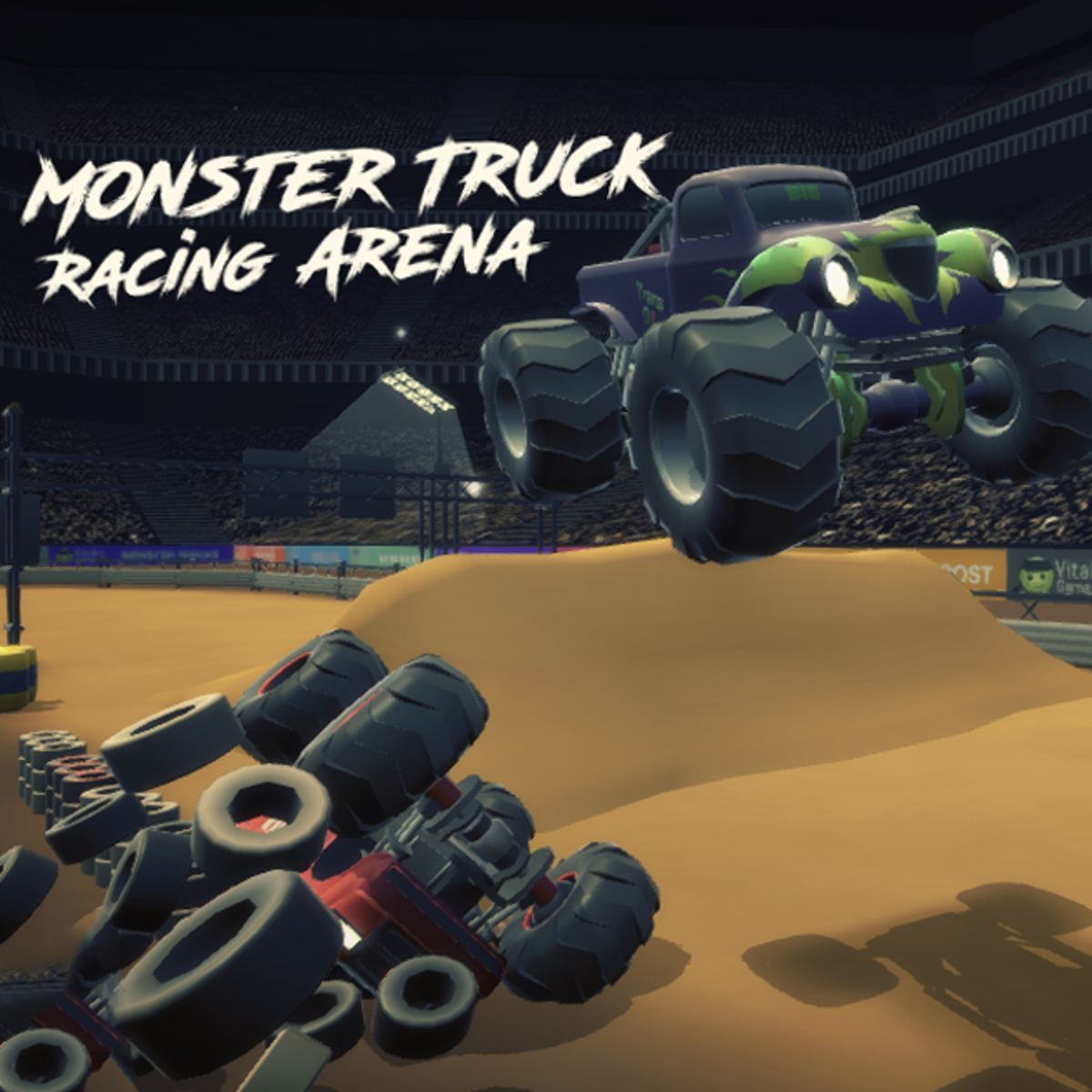 MONSTER TRUCK RACING ARENA - 無料でオンラインプレイ! | Poki