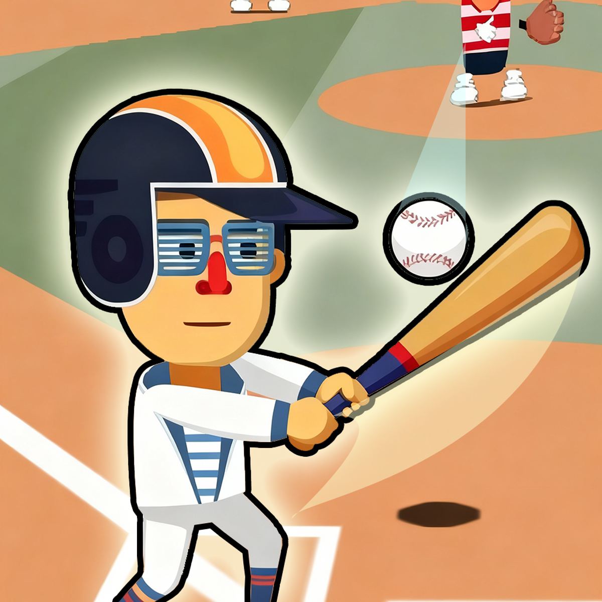 FLAT BASEBALL - free online game