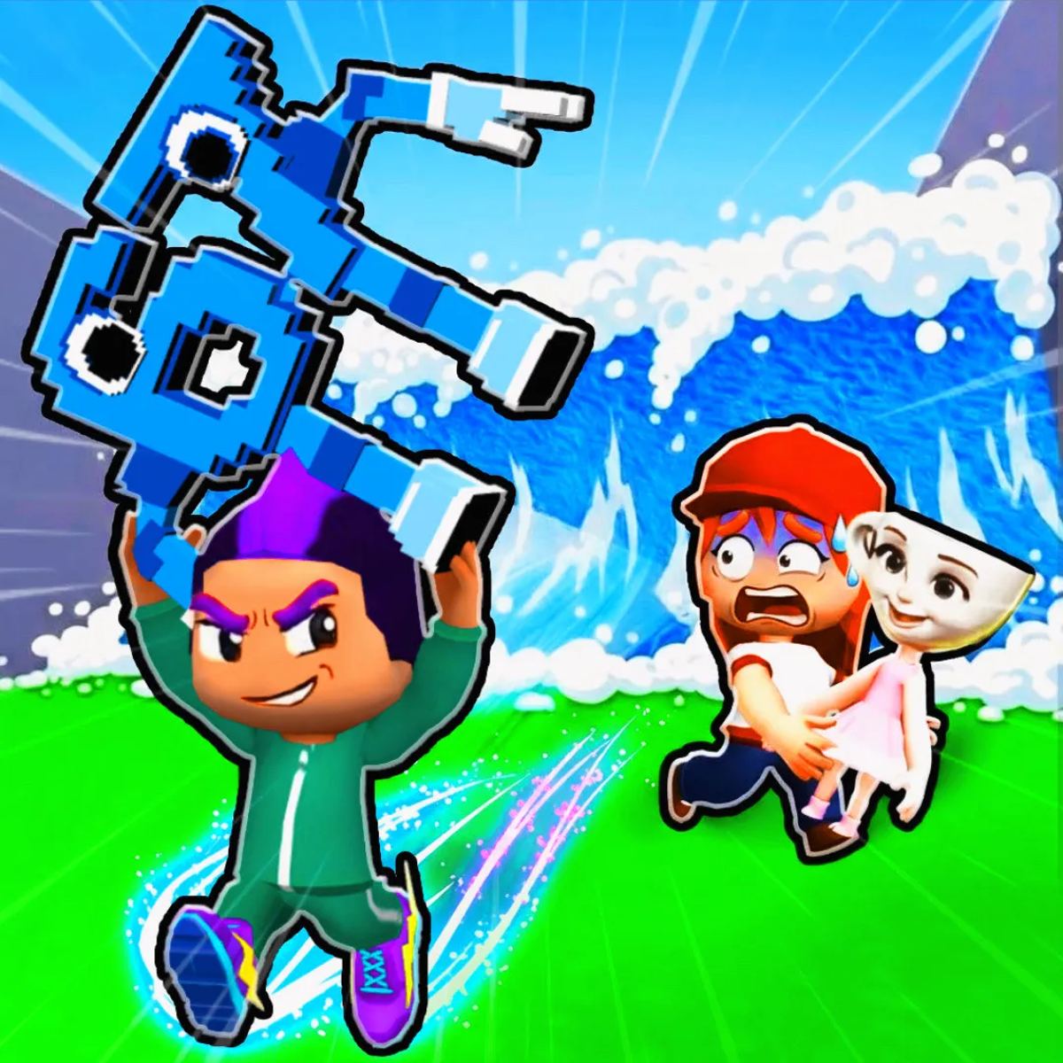 SPRINT LEAGUE | BRAINROT TSUNAMI - العب! | Poki (بوكي)