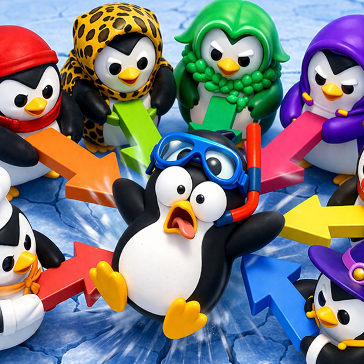 KNOCKOUT PENGUINS - free online game