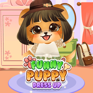 FUNNY PUPPY DRESSUP ¡Juega Gratis Online! Poki