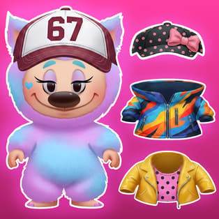 poki dress up games Summer Fashion Lafufu Blind Box Dress Up