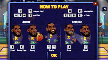 Basketball Stars: 键盘操控