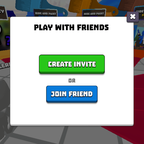 Meniu Multiplayer: Creează o invitație sau alătură-te unui prieten!