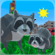 Raccoon Adventure: City Simulator 3D