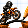 Draw The Road. Stickman Rider