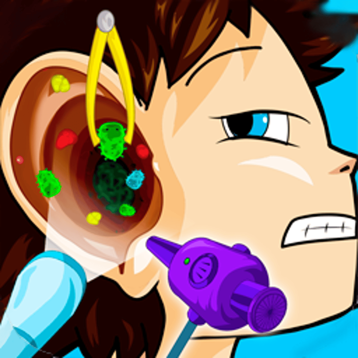 Ear игры. Ear icecream play phone. Логотип откусанного уха игры. Ear игры. Ушной доктор детский на радужной.